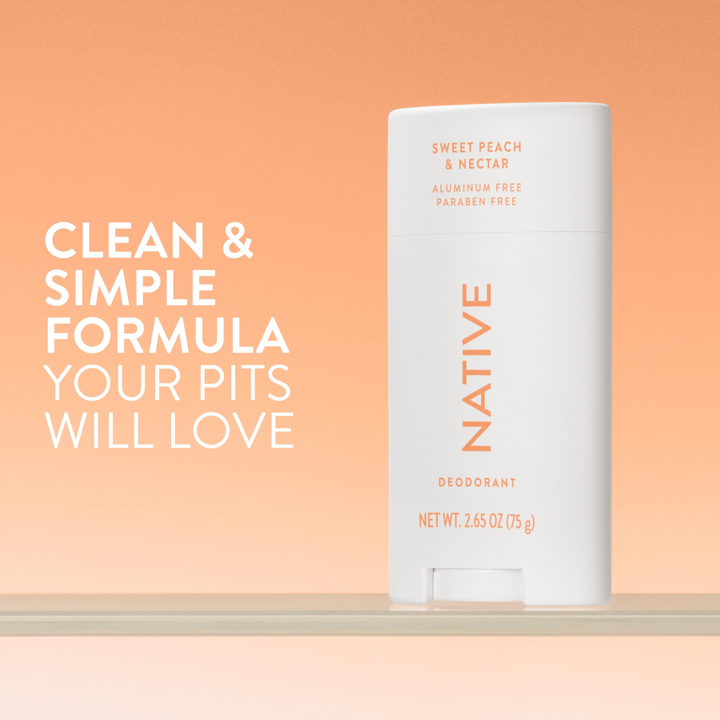 Native déodorant sans aluminium – application facile et sensation de fraîcheur durable.