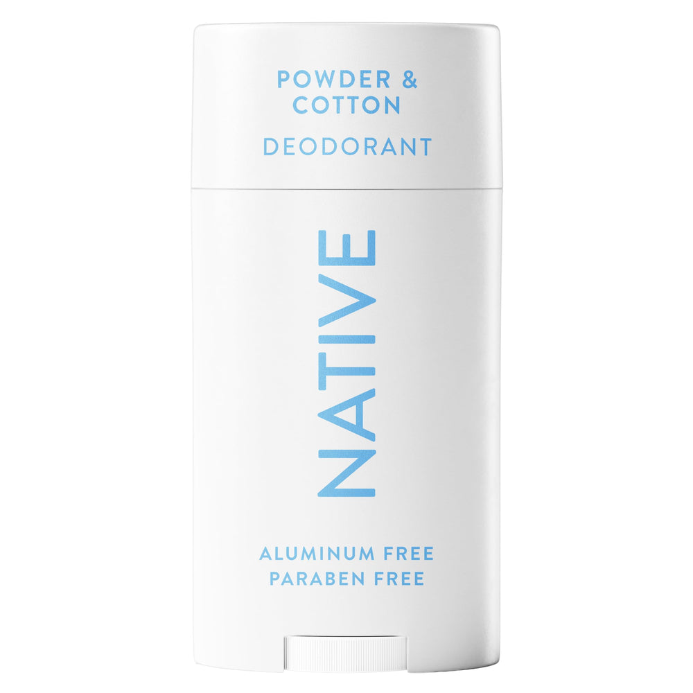 Native déodorant sans aluminium, bouteille, protection des odeurs jusqu'à 72 heures.