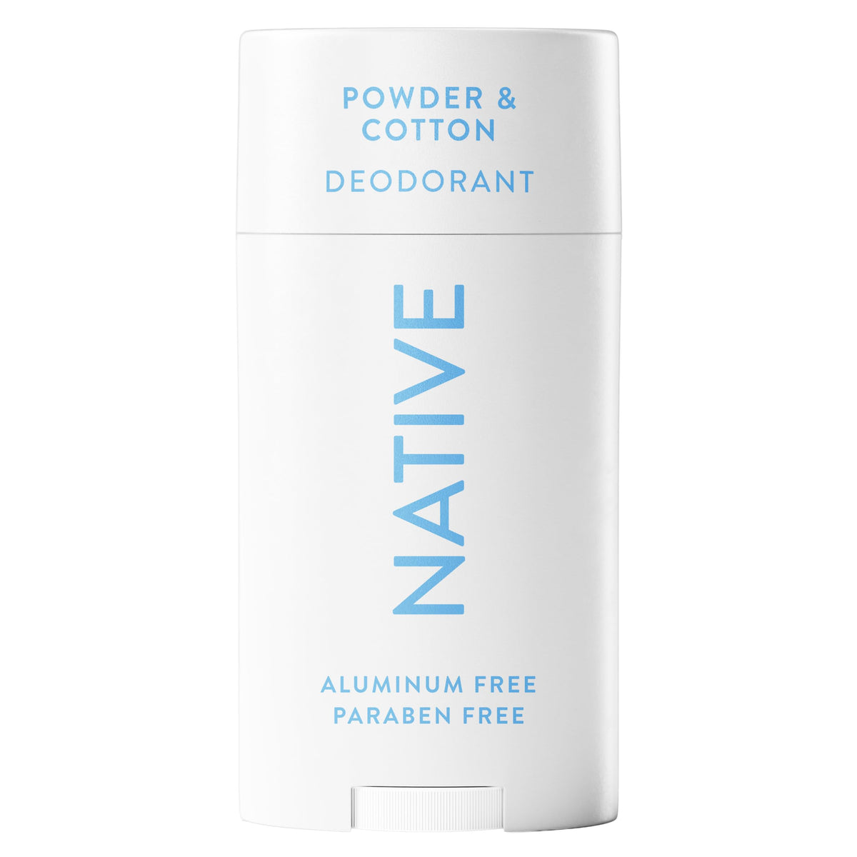 Native déodorant sans aluminium, bouteille, protection des odeurs jusqu'à 72 heures.