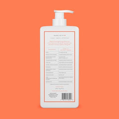 Native gel douche pêche et fleur d’oranger, mousse riche et délicate.