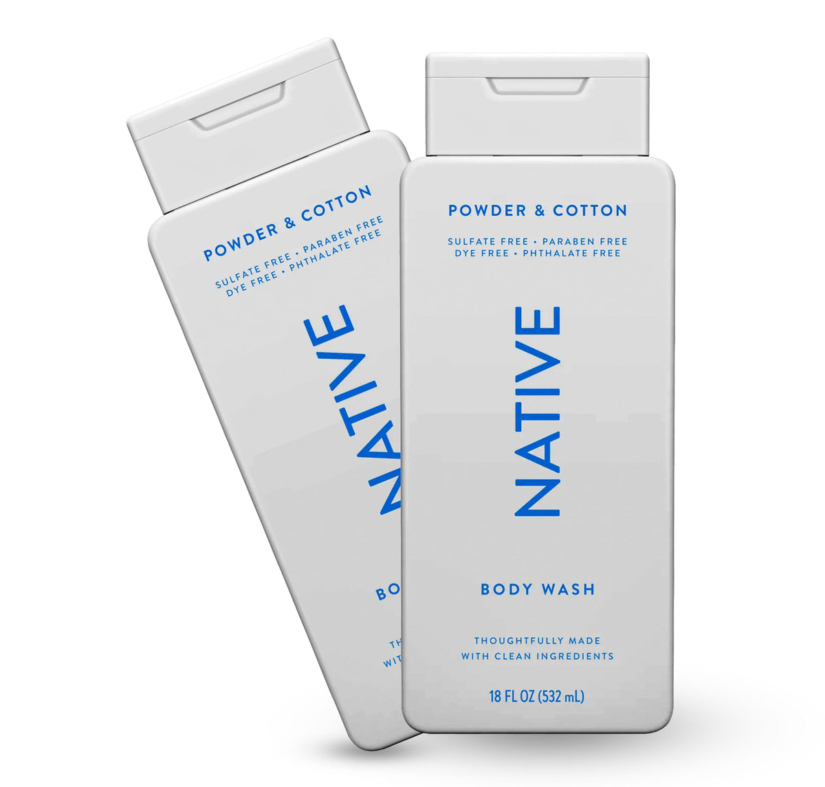 Gel douche Native: bouteille coco pour hydratation douce après la douche