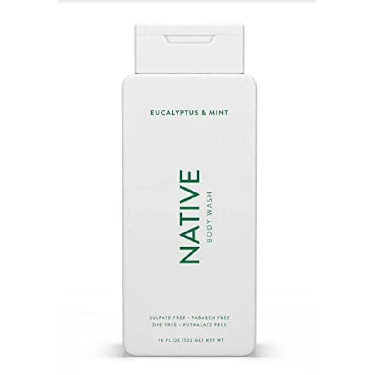 Native Gel Douche Eucalyptus et Menthe – Bouteille prête à l'utilisation, fraîcheur durable.