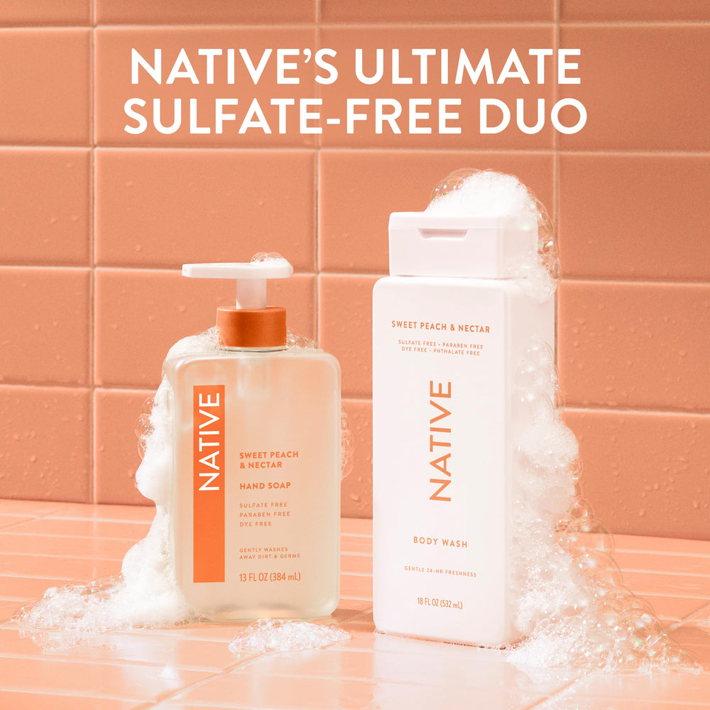 Native Gel Douche pH Équilibré: respect du pH cutané