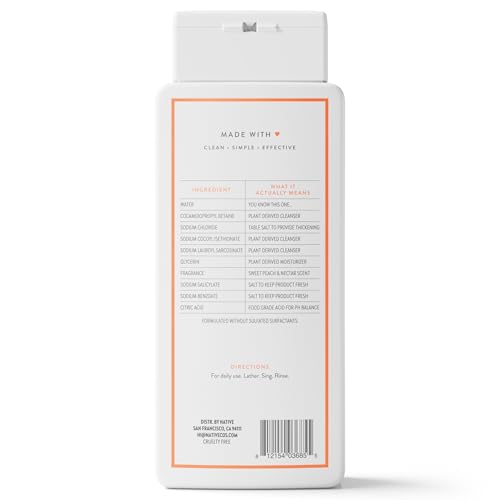 Native Gel Douche Senteur Pêche Nectar: expérience spa à domicile