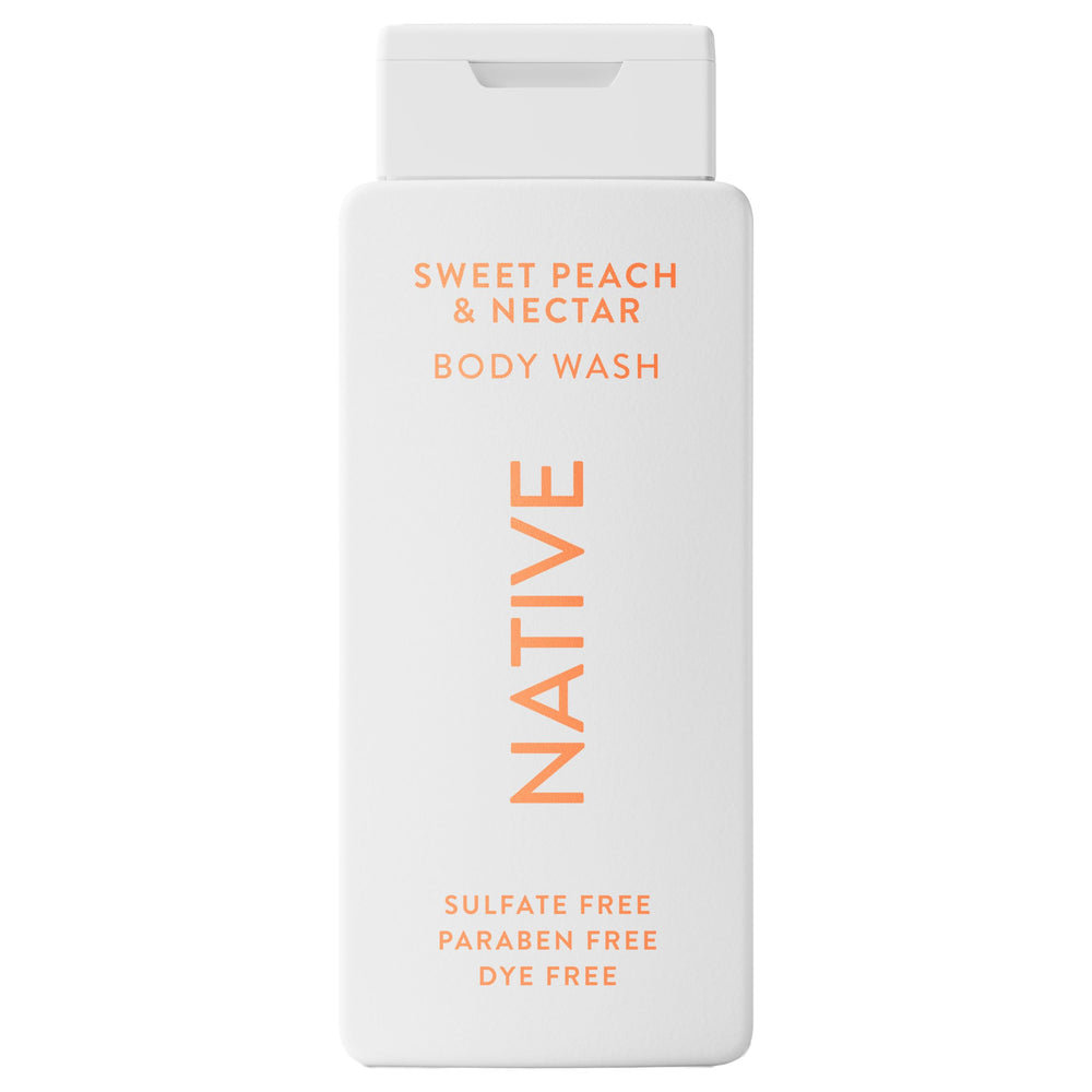 Native Gel Douche Sweet Peach: bouteille élégante et parfum réconfortant