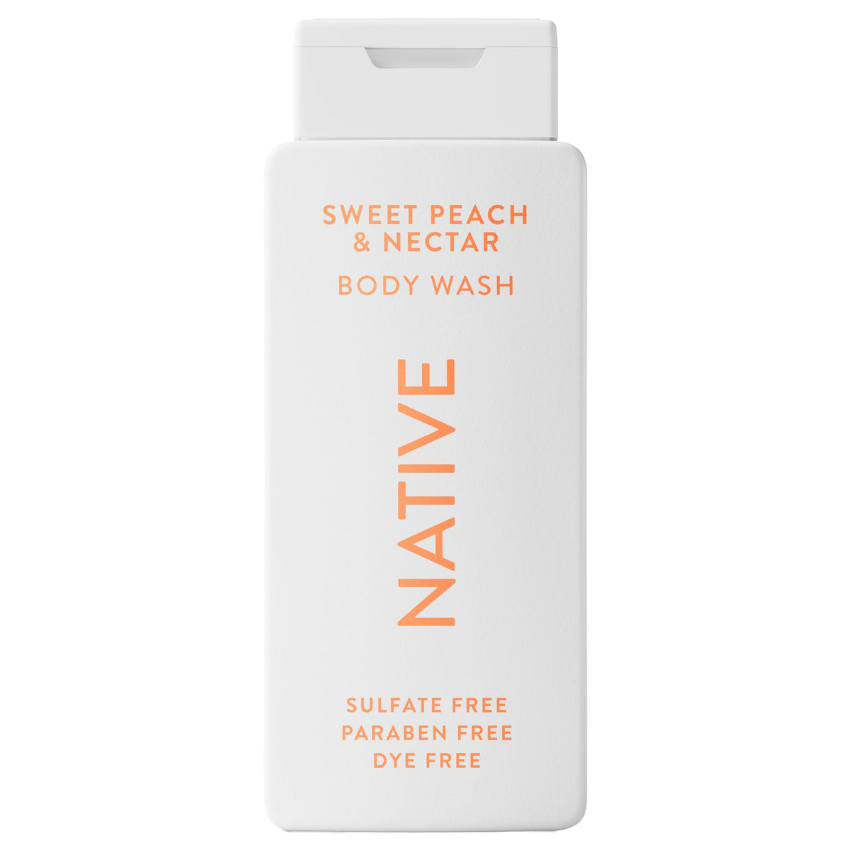 Native Gel Douche Sweet Peach: bouteille élégante et parfum réconfortant