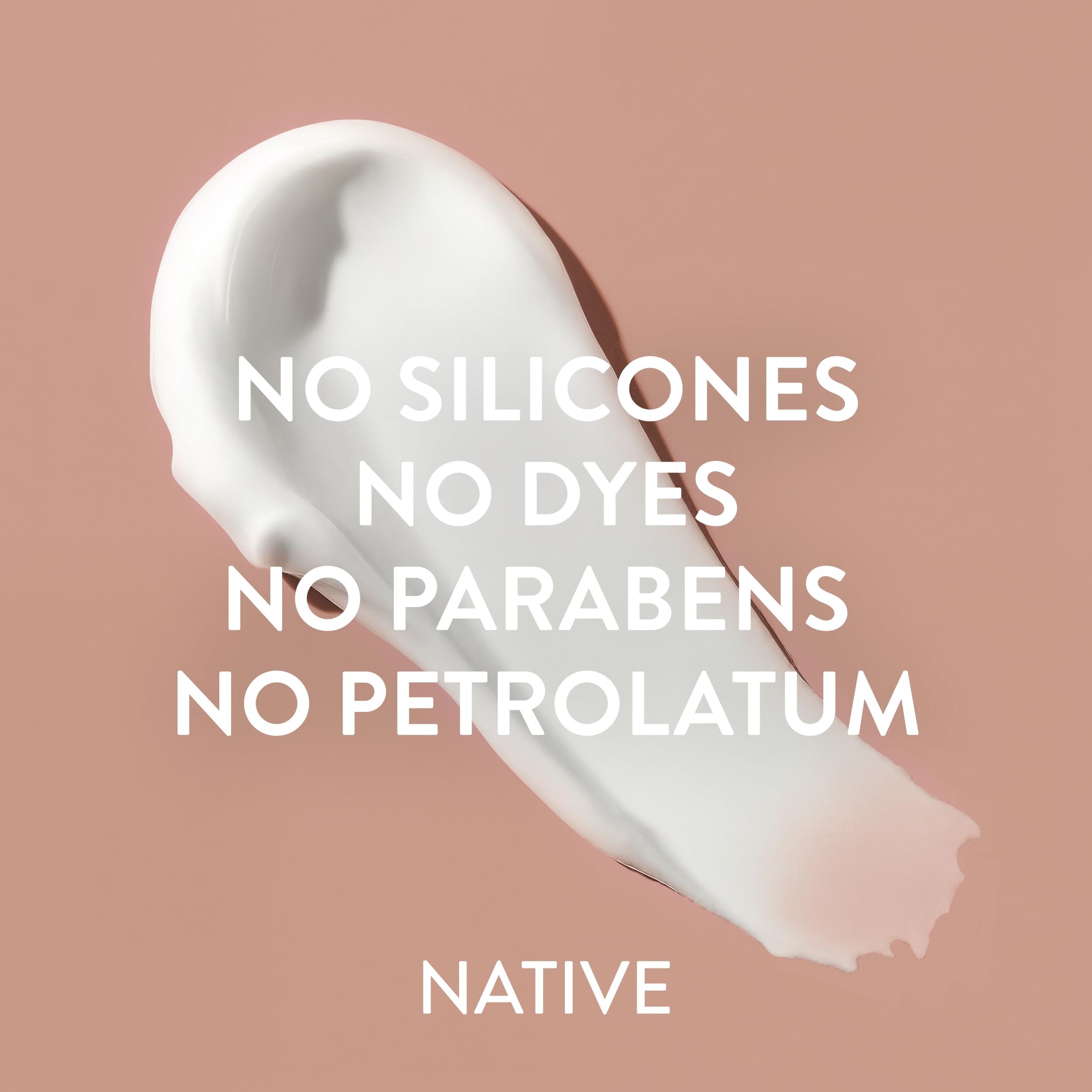 Native Hydratant Corporel, sans colorants, formulation transparente.