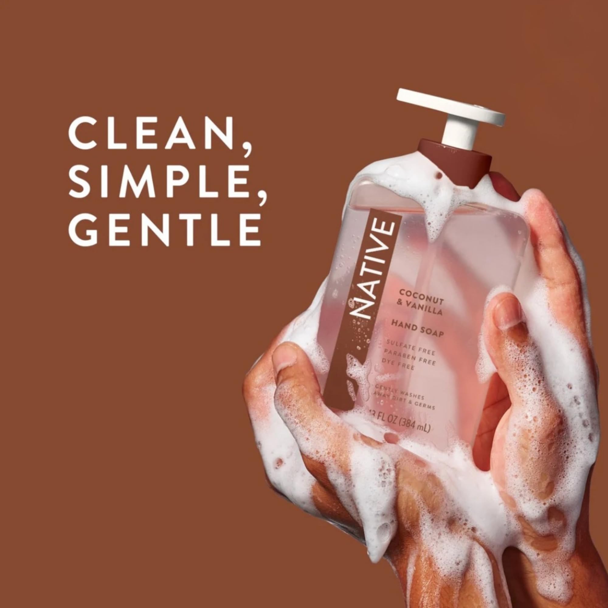 Routine quotidienne: duo Native Savon Main, lavage efficace et agréable.