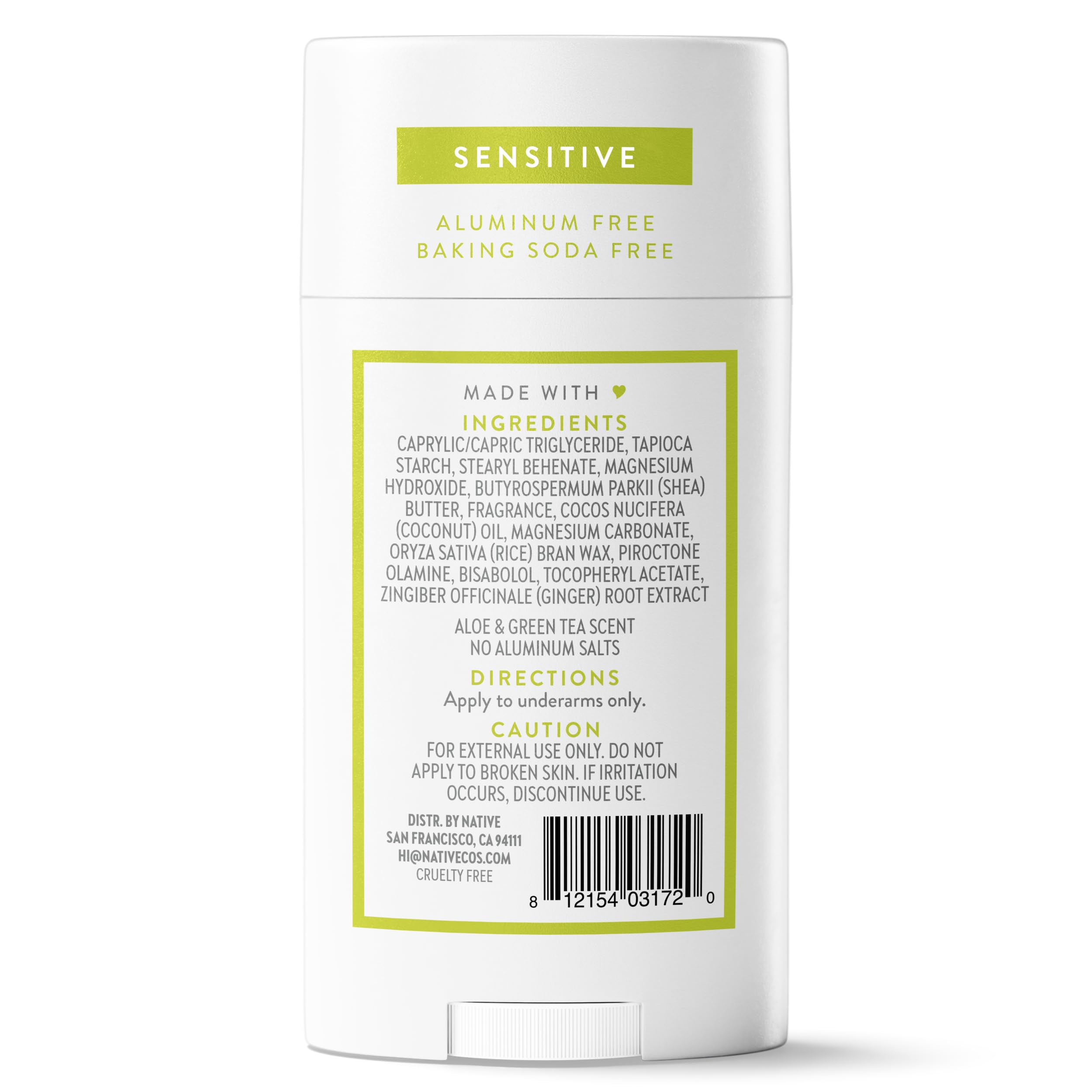 Native Sensitive Déodorant - sans aluminium, option légère et naturelle