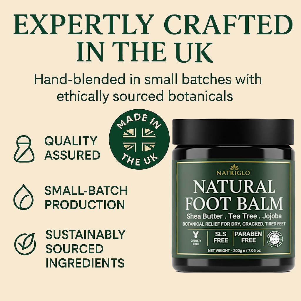 Crème pieds Natriglo – texture riche pour une hydratation longue durée