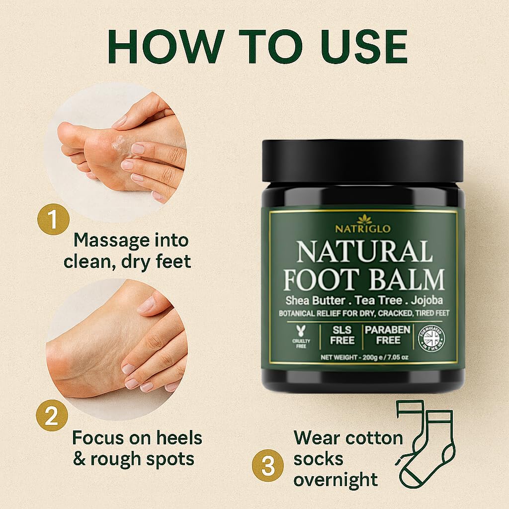 Routine quotidienne avec Natriglo – pieds doux et hydratés durablement