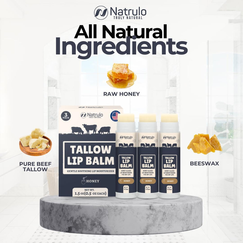 Natrulo baume lèvres – fabriqué aux États‑Unis et hypoallergénique