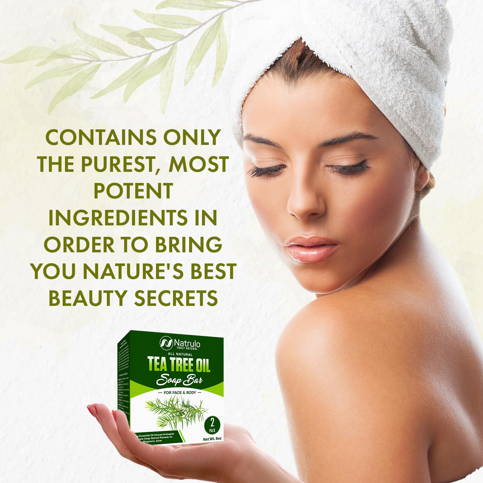 Natrulo odeur-menthe frais offre une sensation rafraîchissante et revitalisante lors du lavage.