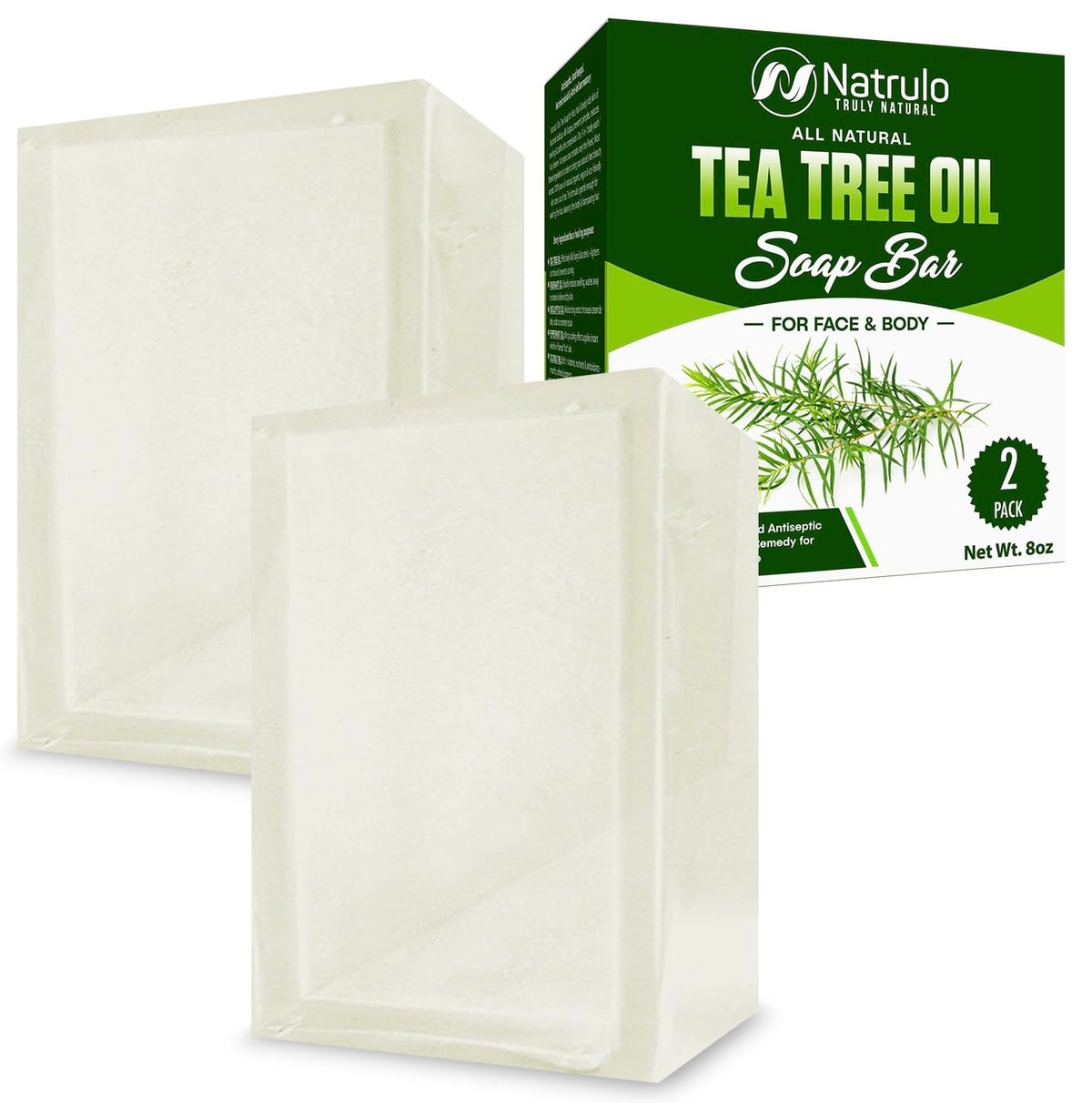 Natrulo savon-arbre-the-huile-pure, purifie la peau et peut aider à réduire les irritations.
