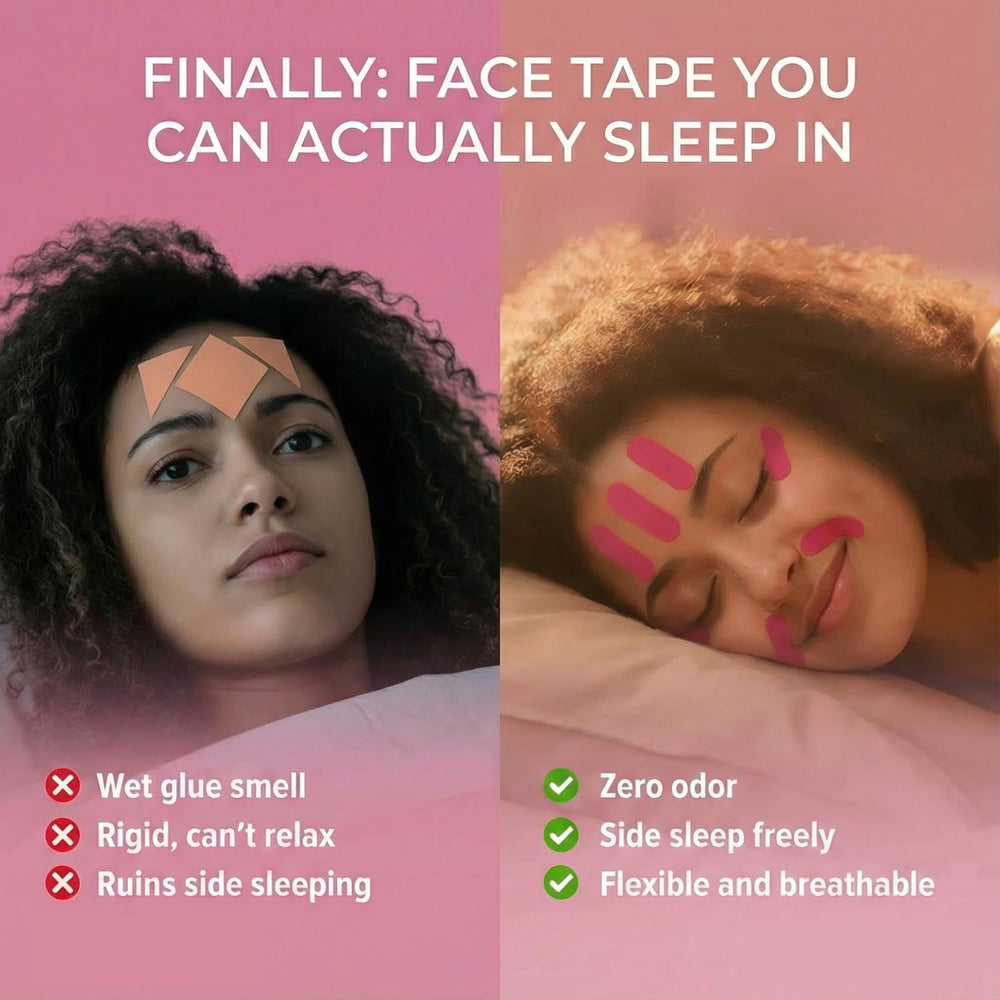 Patch visage Natsu lignes-de-sourire, action douce pendant le sommeil