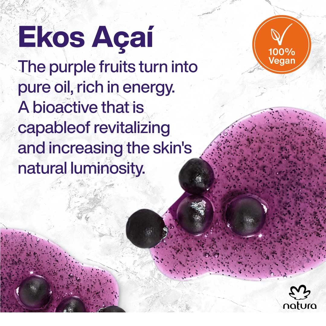 Formule propre du Natura Brésil, sans parabènes ni colorants artificiels.