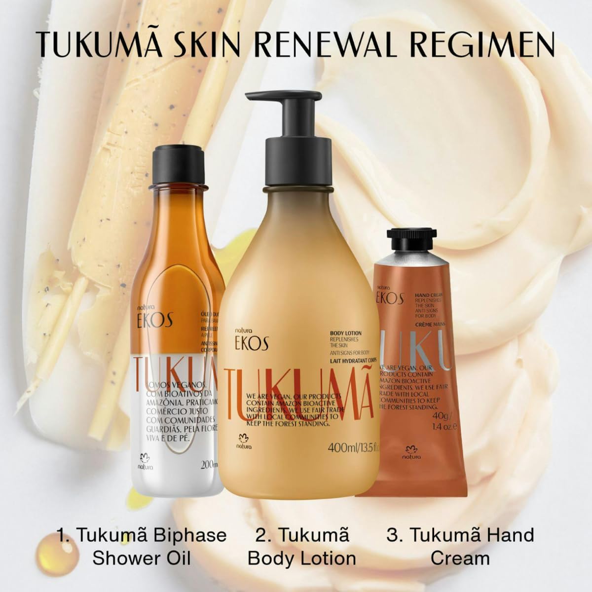Parfum floral-ambre de Tukumã, douceur enveloppante.