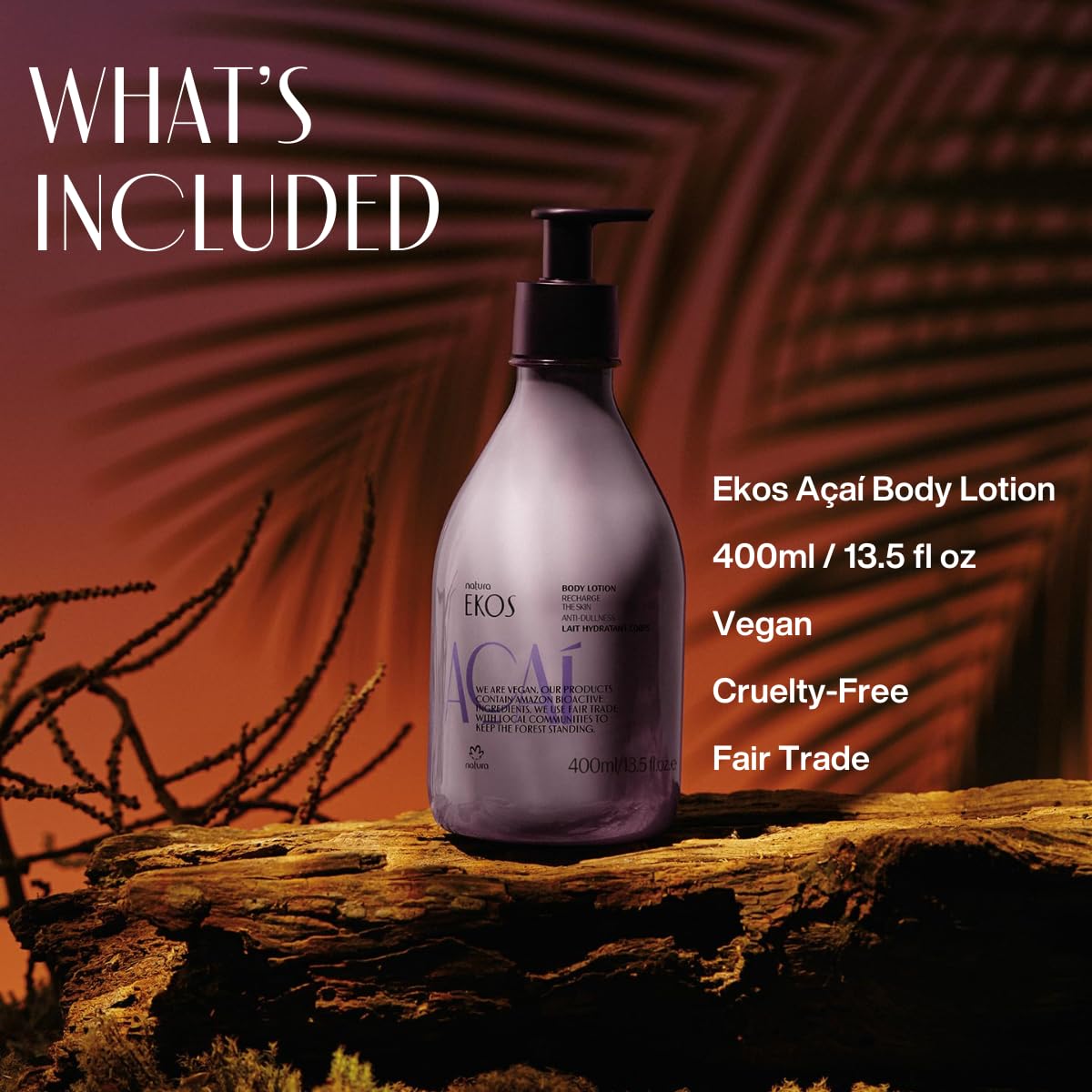 Hydratation 24h avec Natura Lait Acai pour peau confortée durablement.
