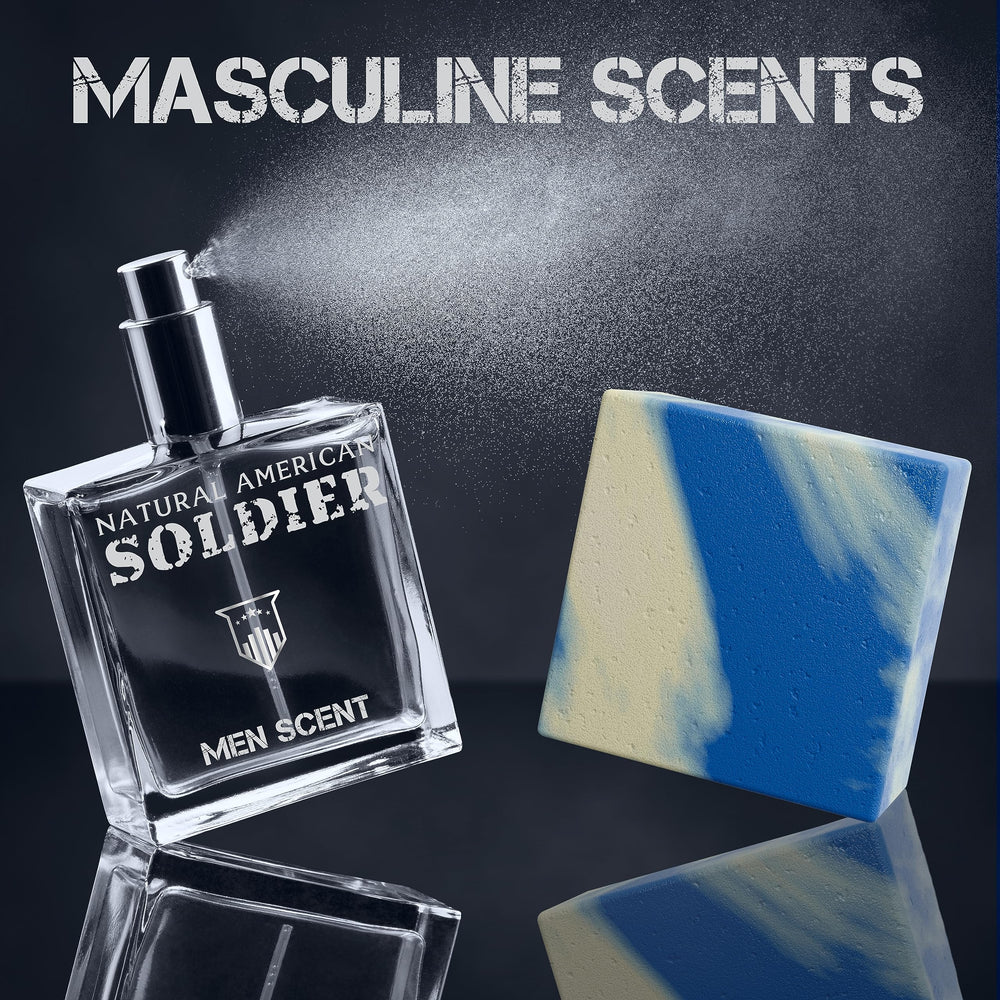 NATURAL AMERICAN SOLDIER – Marine littoral: soin hydratant et parfum masculin subtil.