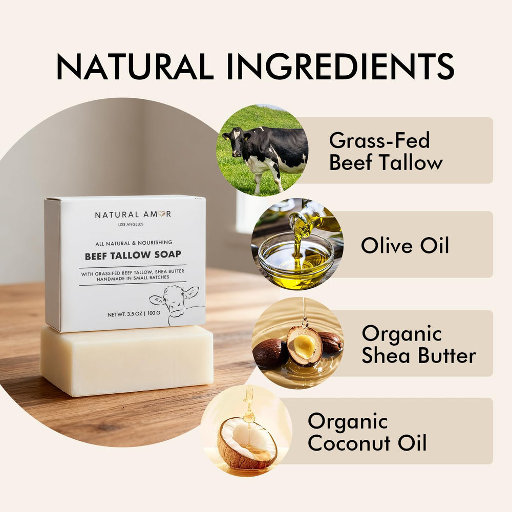 Natural Amor Los Angeles fragrance-free soap gentle for sensitive skin.