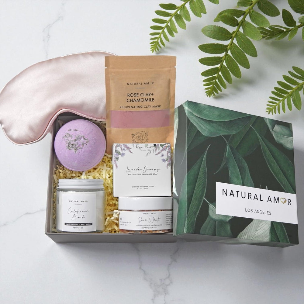 Natural Amor Los Angeles masque argile rose, purification douce