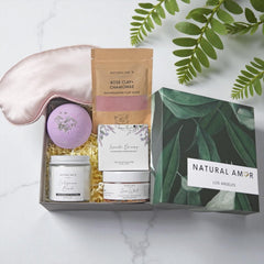 Natural Amor Los Angeles masque argile rose, purification douce
