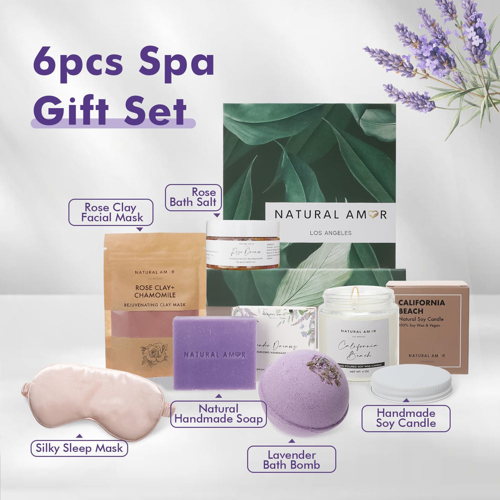 Natural Amor Los Angeles sel bain floral, expérience spa à domicile