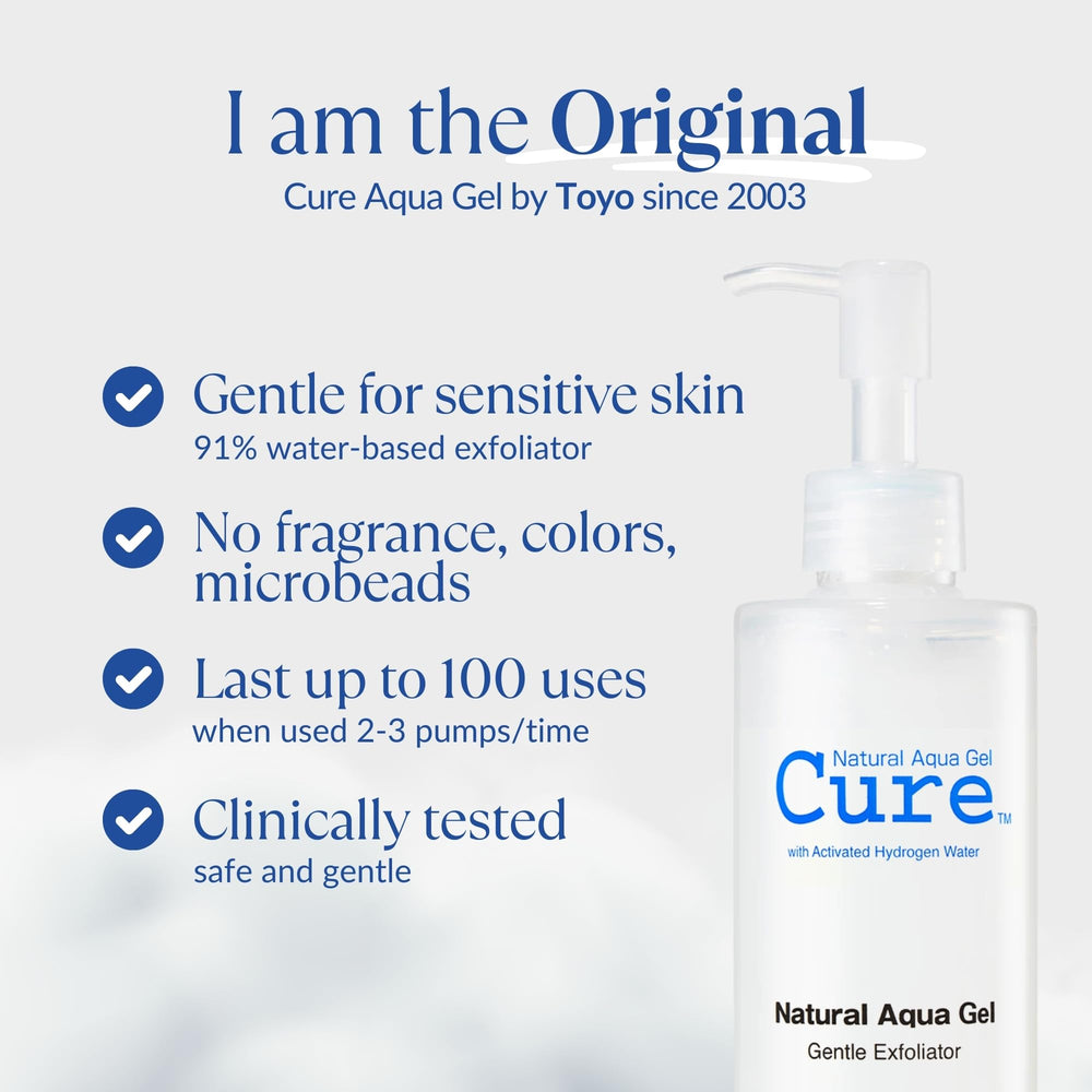 Pack de deux produits Natural Aqua Gel Cure pour une routine continue.