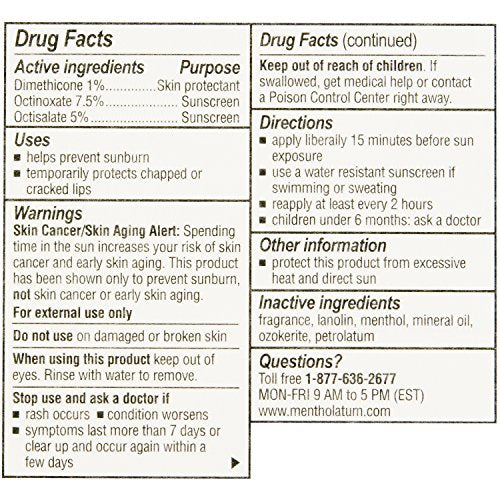 Application facile de Natural Ice hydratation durable pour les lèvres.