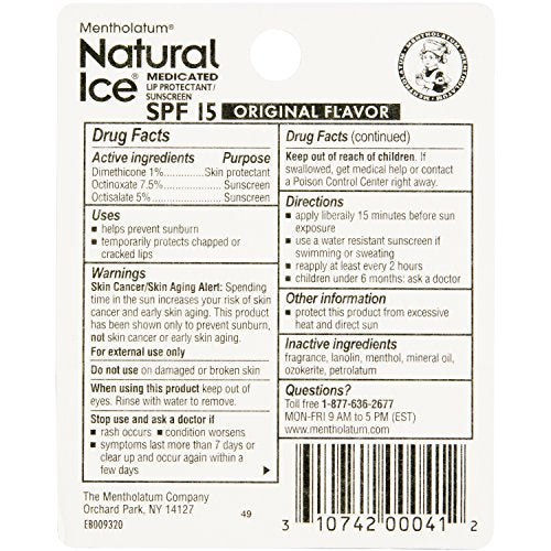 Bouteille Natural Ice Baume Original prête à l’emploi.