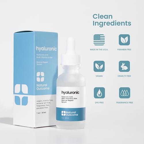 Flacon élégant Natural Outcome, hydratation en profondeur du visage.