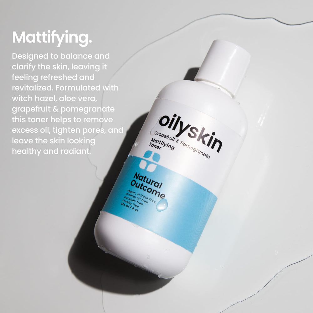Natural Outcome tonique pores resserés favorisant une apparence plus lisse.