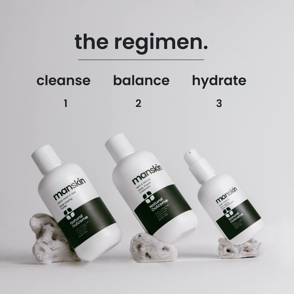 Natural Outcome tonique visage homme – concombre rafraîchissant à l’application.