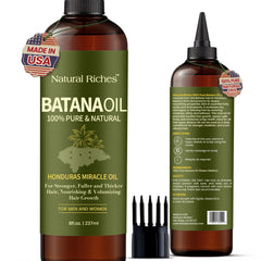 Natural Riches Batana huile, bouteille 8 oz prête pour nourrir les cheveux