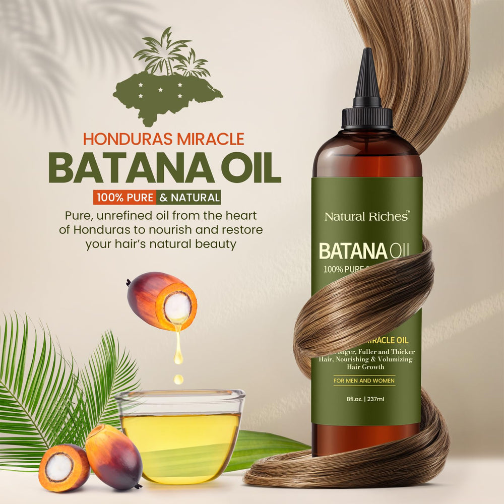Natural Riches Batana huile, capuchon pipette facilitant l’application ciblée