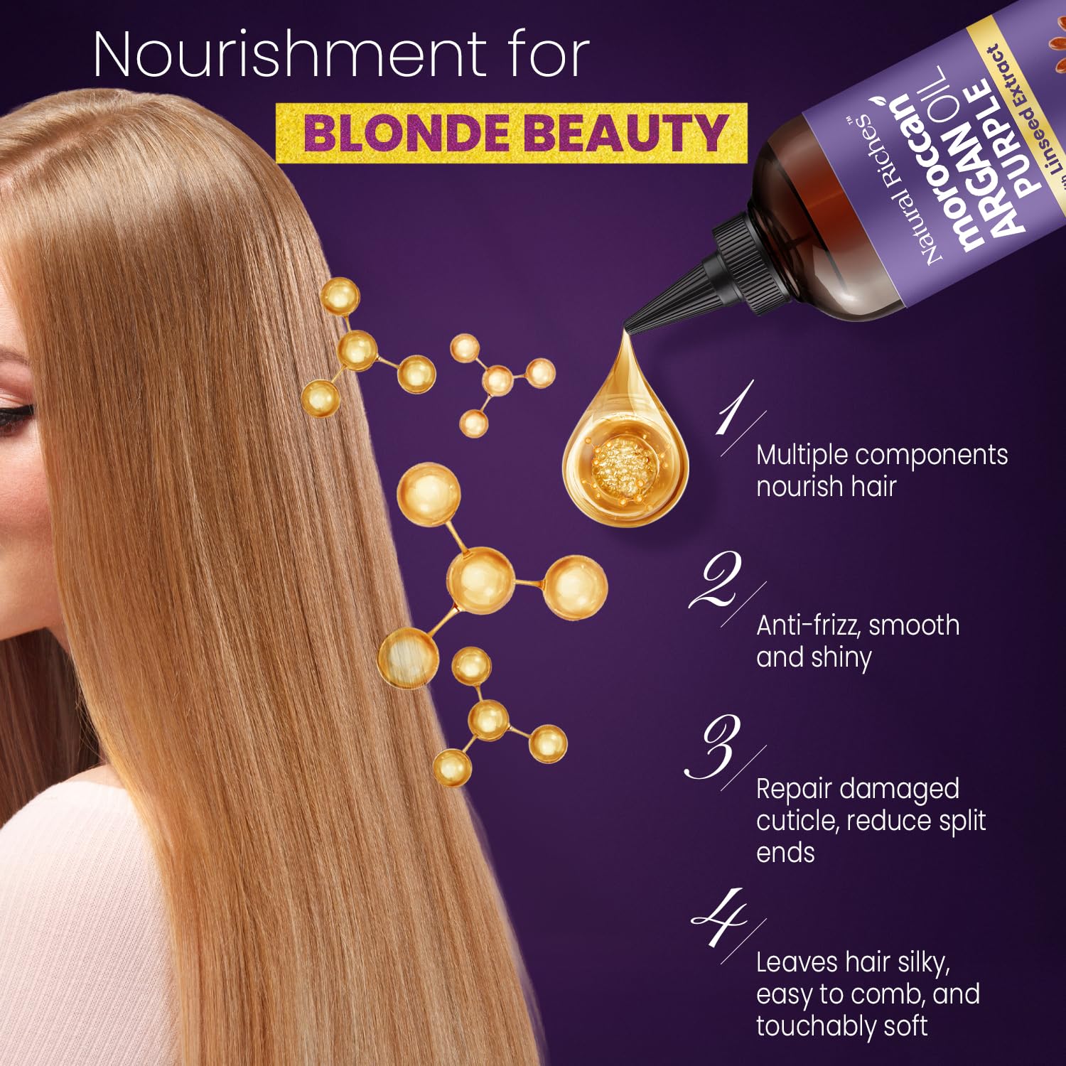 Natural Riches formule sans parabènes et sans sulfates pour cheveux doux