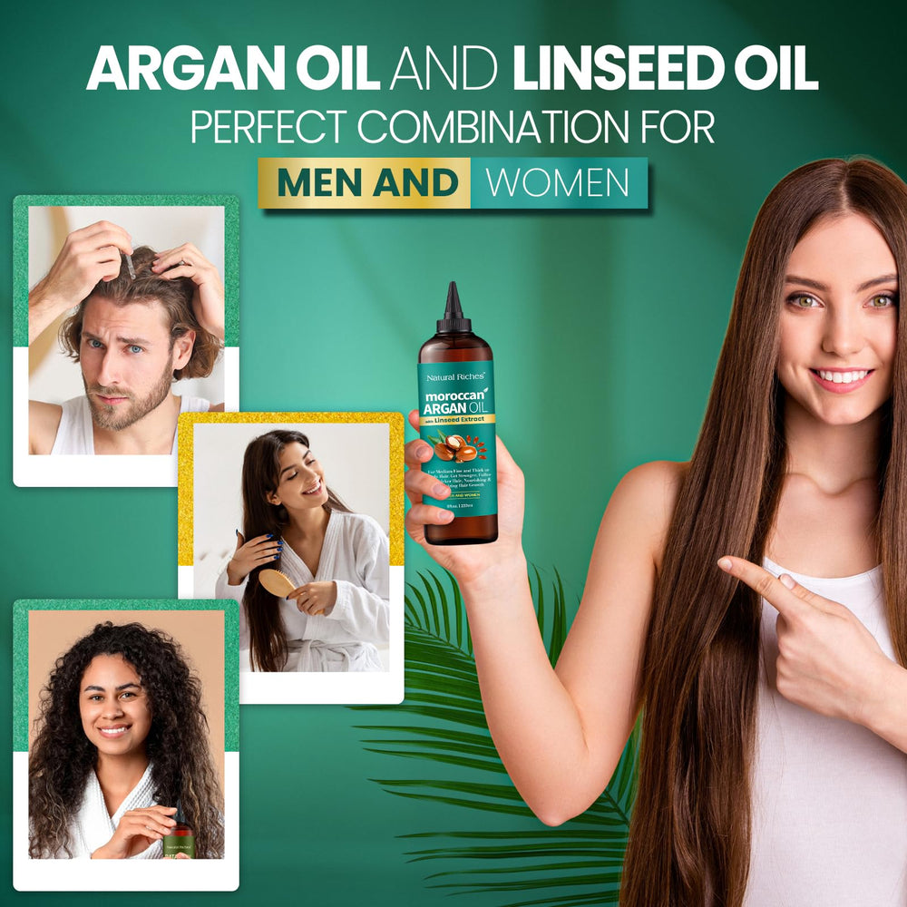 Natural Riches Huile d'Argan convient à un usage quotidien sur tous types de cheveux.