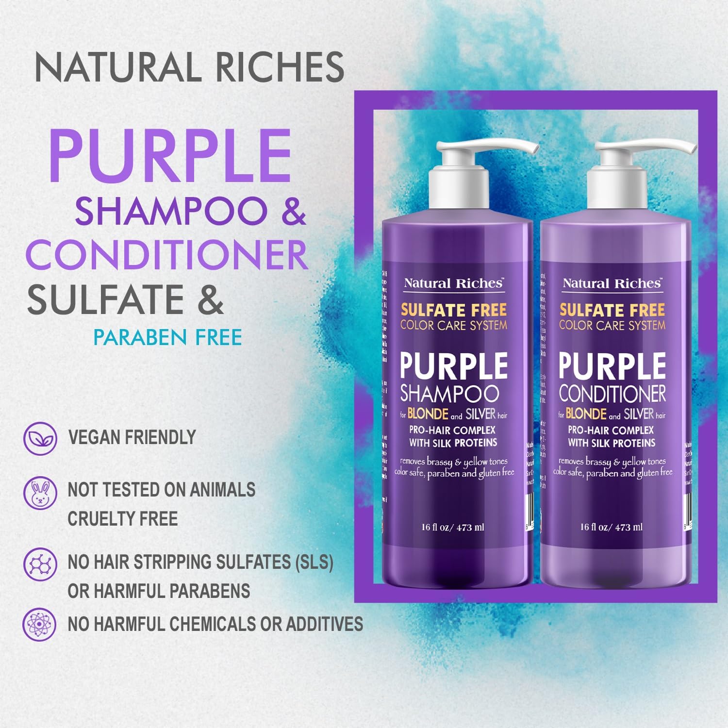 Natural Riches Rituel quotidien: pompe pratique pour routine capillaire