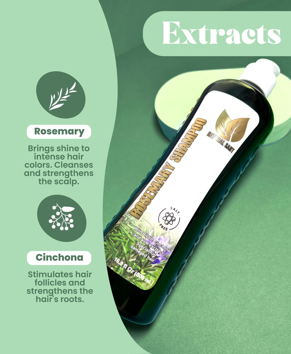 Natural Sant après-shampoing romarin cinchona, bouteille, hydrate en profondeur et répare les fibres capillaires.