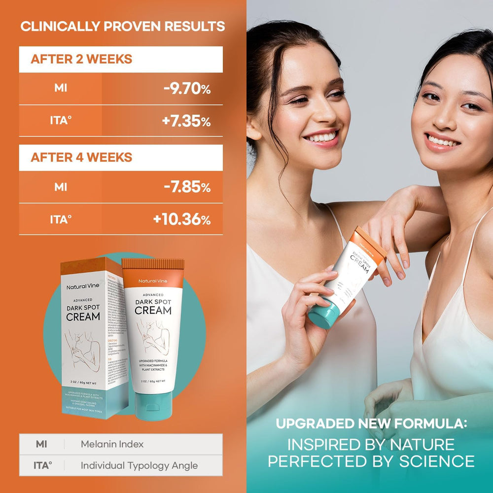 Natural Vine: texture crème hydratante sur peau pour une sensation nourrissante.