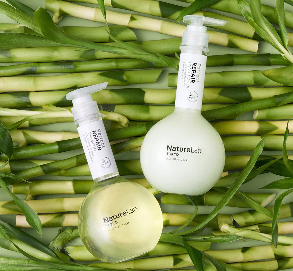 NatureLab.TOKYO Perfect Repair Conditioner flacon : démêlant qui revitalise les longueurs.