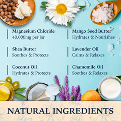 NaturallyMum Beurre Magnésium texture crème, toucher soyeux et absorption rapide