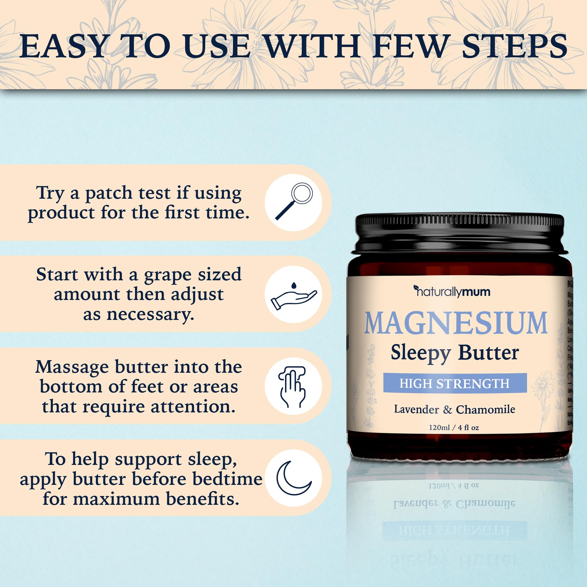 NaturallyMum Beurre Magnésium usage familial quotidien, pratique et sûr