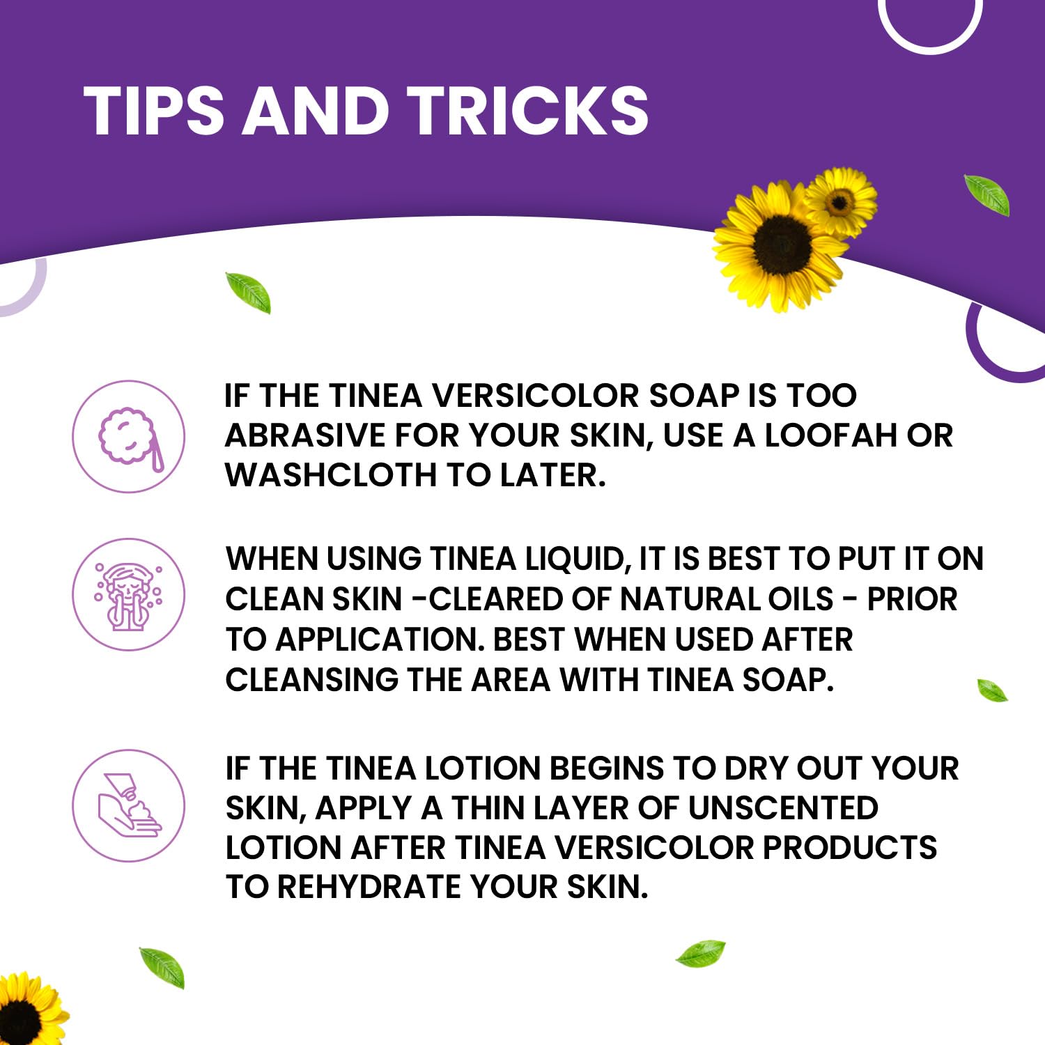 Naturasil Tinea Versicolor Savon barres – peut aider à atténuer les taches visibles.