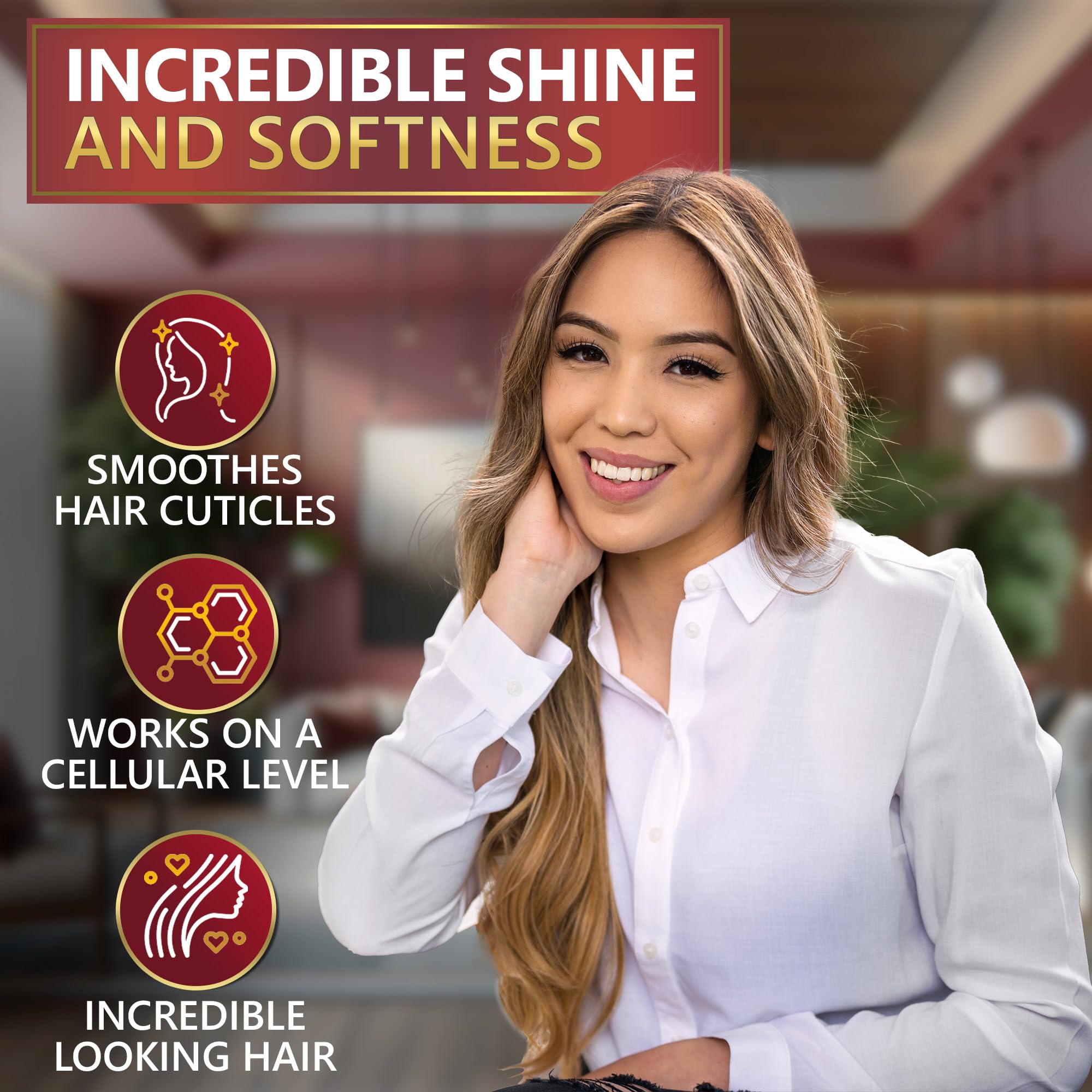 Naturavis cheveux apres-lavage brillance: cheveux plus brillants et souples après utilisation.