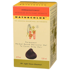 Naturcolor coloration clair clou de girofle châtain, rendu naturel.