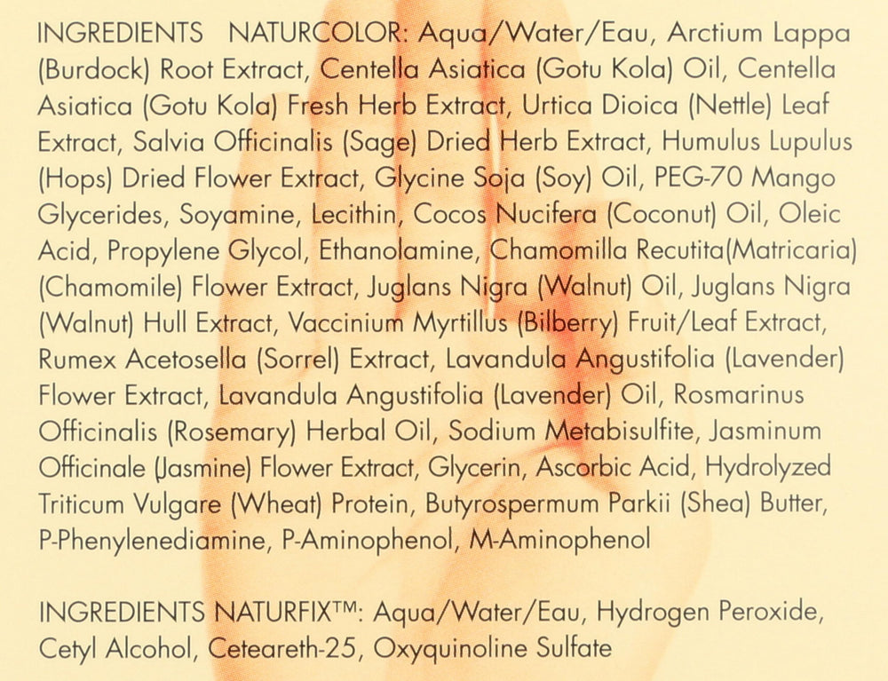 Naturcolor coloration cheveux – Gel à base de plantes pour une teinte naturelle durable.