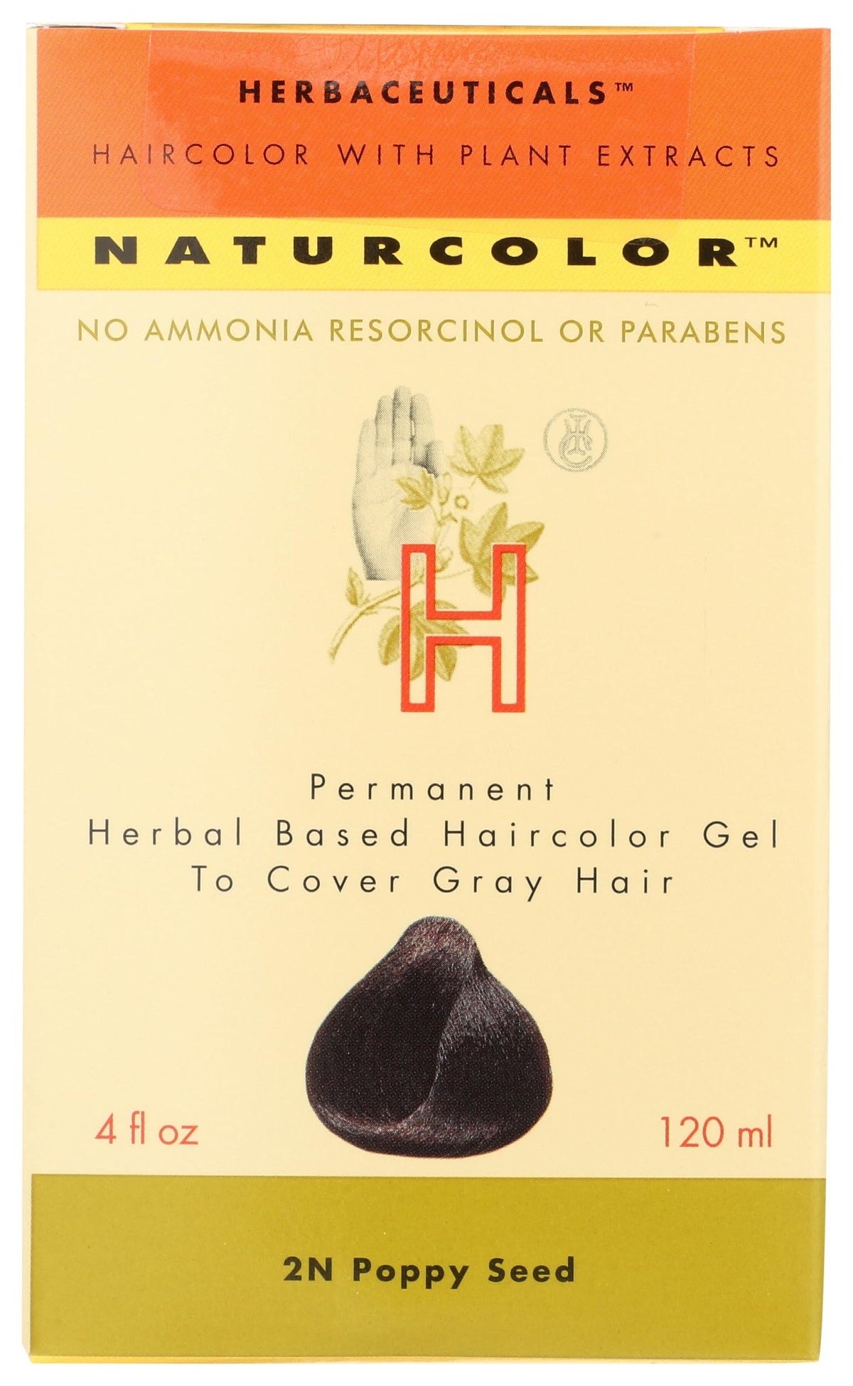 Naturcolor coloration cheveux – Graines de pavot et bouteille prête à l’emploi.