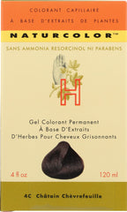 Naturcolor gel colorant Twinberry Chestnut: texture facile à appliquer