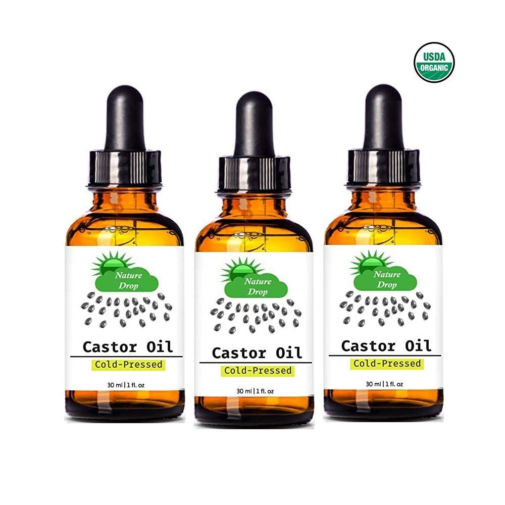 Nature Drop huile de ricin, soin peau et visage pour hydratation durable.